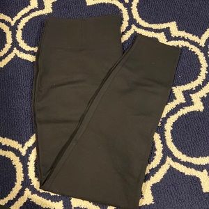 Pull On Black Bengaline Bootcut Pant